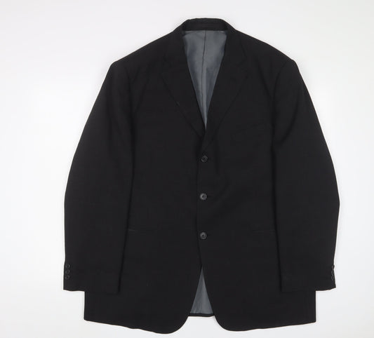 Marks and Spencer Mens Grey Polyester Jacket Suit Jacket Size 44 Regular