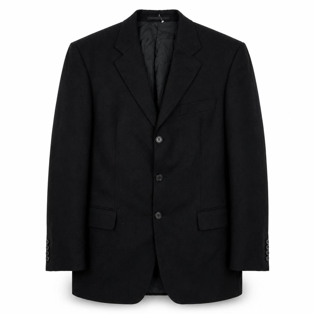 Lane Borgoseisa Mens Grey Wool Jacket Suit Jacket Size 42 Regular