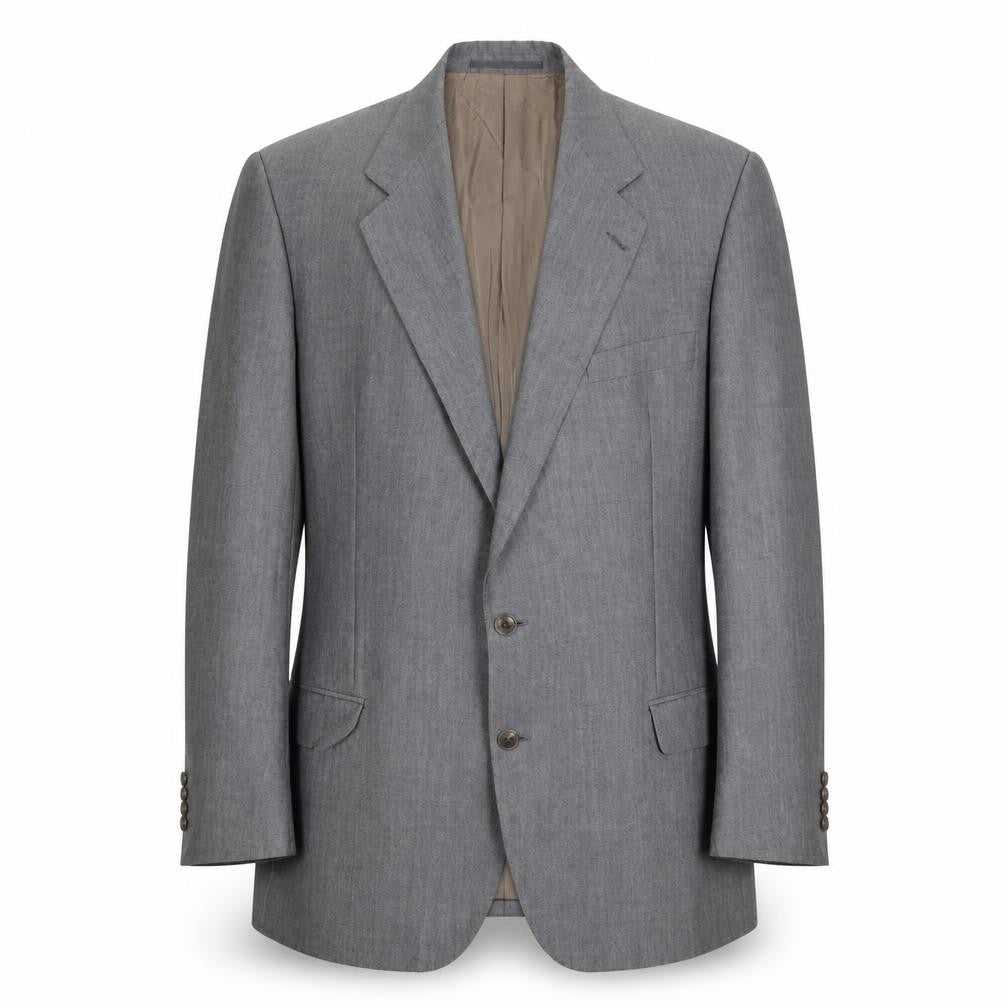 Baccarat Mens Grey Wool Jacket Suit Jacket Size 42 Regular