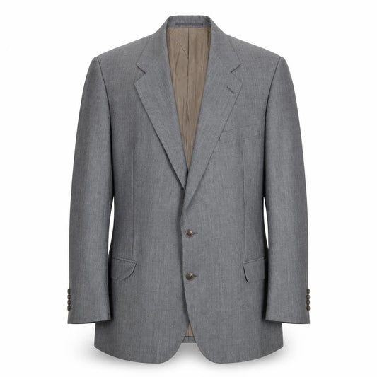 Baccarat Mens Grey Wool Jacket Suit Jacket Size 42 Regular