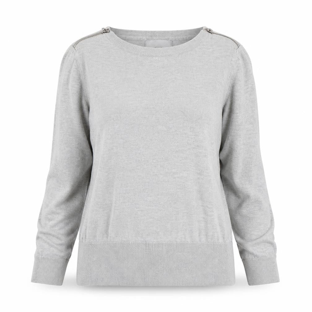 RedHead Womens Grey Crew Neck Viscose Pullover Jumper Size 12