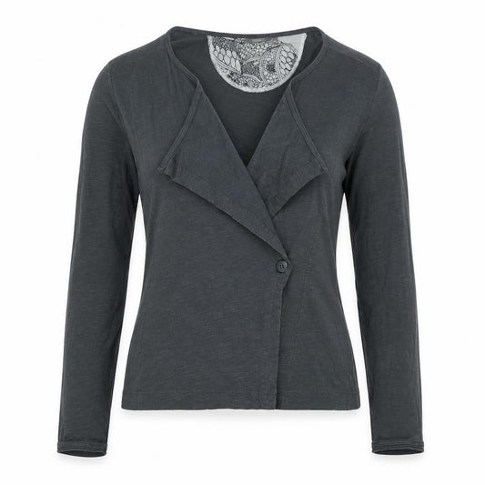 Sandwich Womens Grey Jacket Size XS Button - Logo