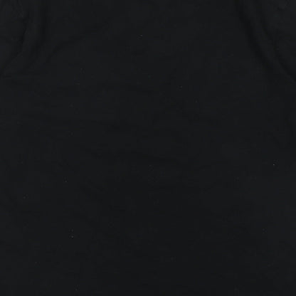 Preloved Batman Boys Black Cotton Basic T-Shirt Size L Crew Neck - Logo - Label