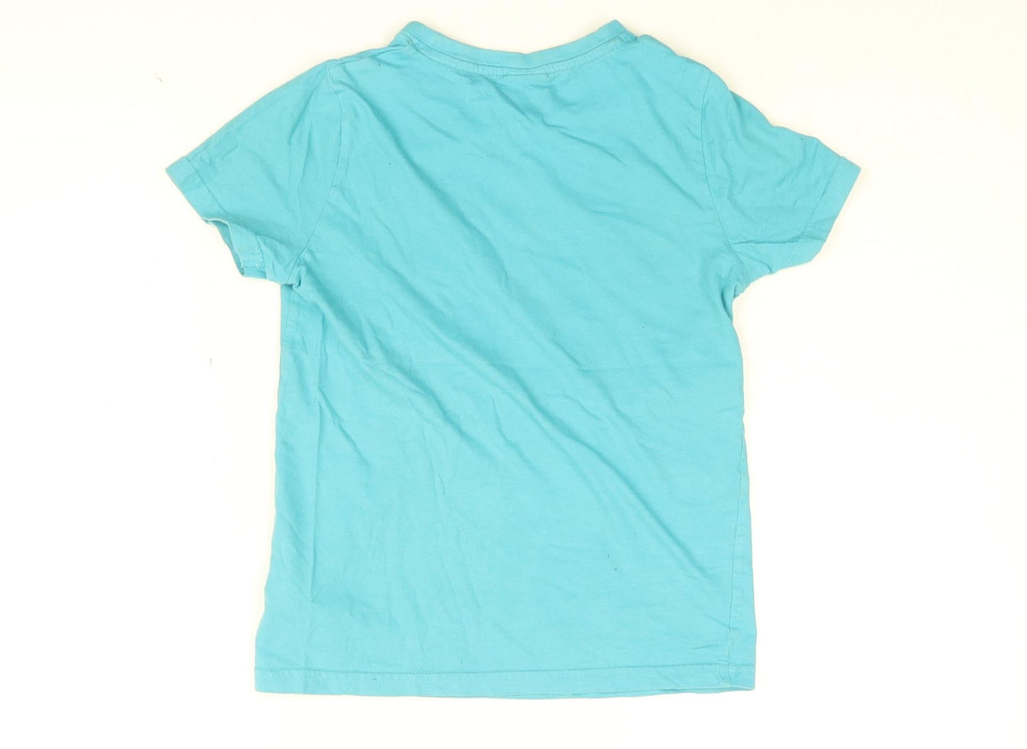 Marvel Comics Boys Blue Cotton Basic T-Shirt Size 8-9 Years Round Neck Pullover - Marvel Comics