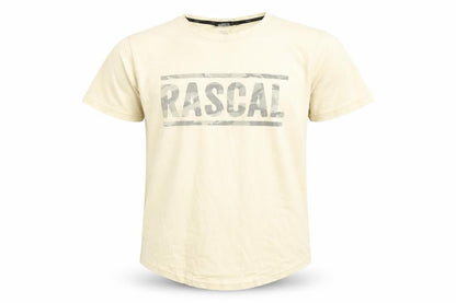 Rascal Boys Ivory Cotton Basic T-Shirt Size L Round Neck Pullover - Rascal