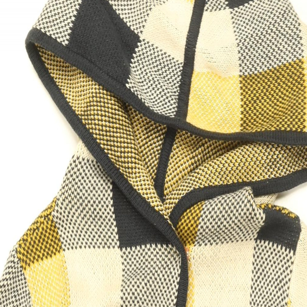 CAbi Womens Multicoloured Geometric Jacket Size S Button