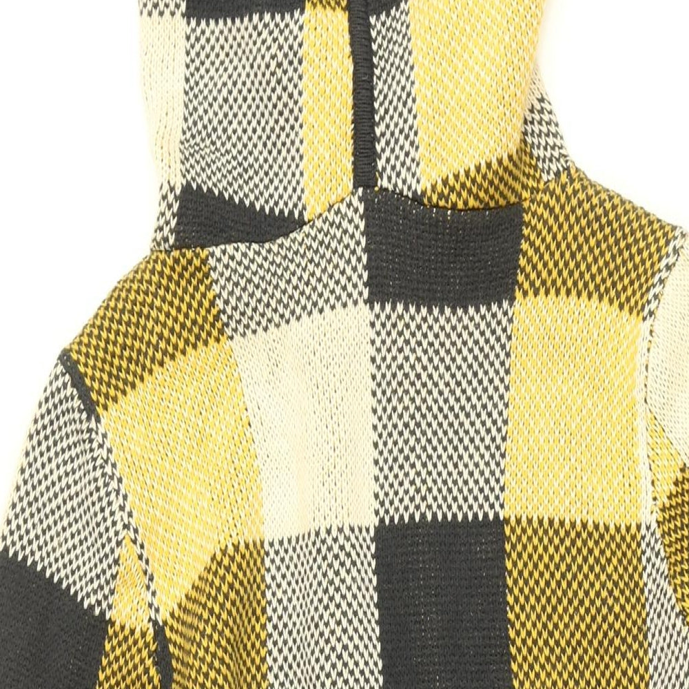 CAbi Womens Multicoloured Geometric Jacket Size S Button