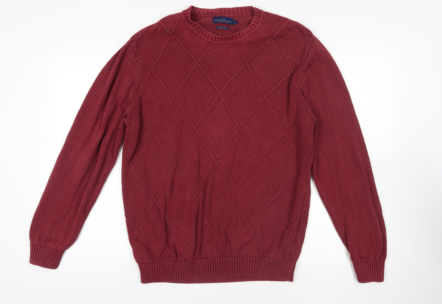 Atlantic Bay Clothing Bundle - 5 Pack Preloved Mens Jumpers & Cardigans