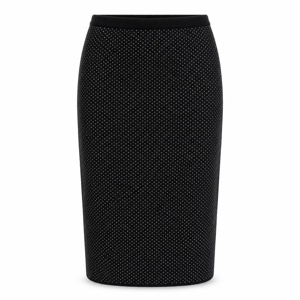 East Black Wool Skirt - Size S, Elegant Pencil Style