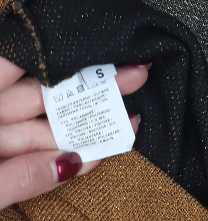 Close-up detail of Pinko Multicoloured Relaxed Pullover, size S