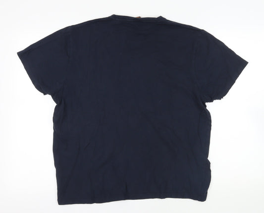 Ben Sherman Men's Navy Blue T Shirt  XL