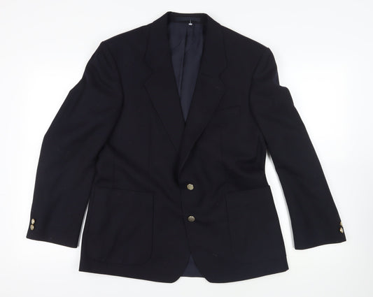 Marks and Spencer Black Wool Blazer, Size 40