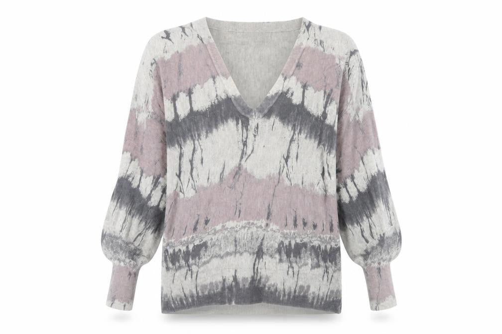 Lakeland Multicoloured V-Neck Pullover Jumper, Size 10