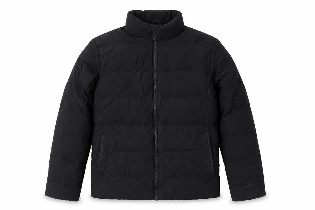 Gap Mens Beige Puffer Jacket Coat Size M Zip