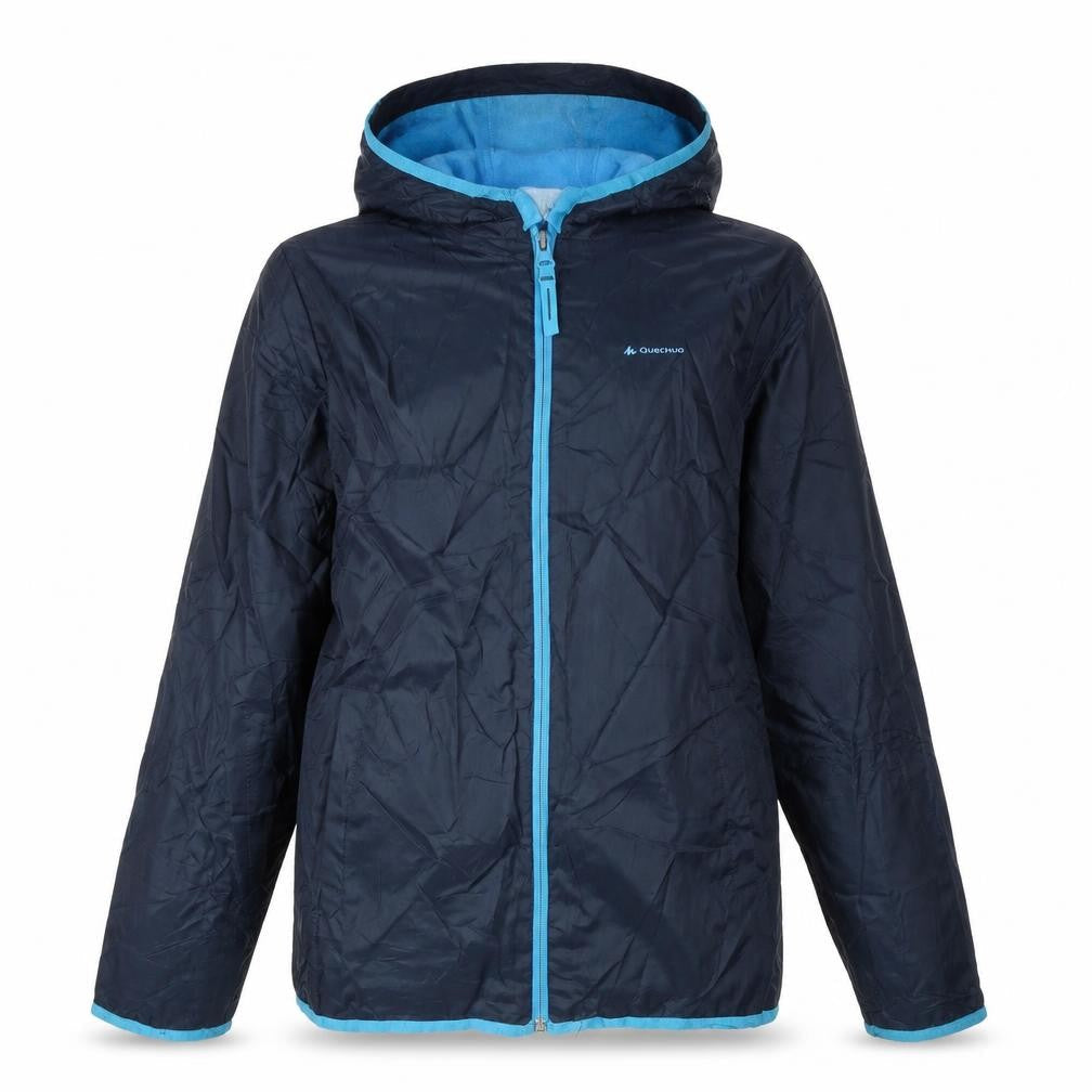 Quechua Boys Black Anorak Coat Size 12 Years Zip