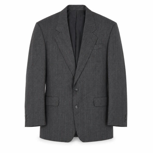 Dunn & Co Mens Grey Polyester Jacket Blazer Size 42 Regular