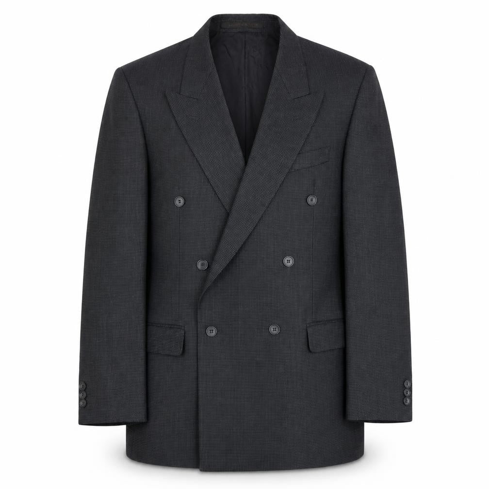 Marks & Spencer Mens Grey Wool Jacket Blazer Size 44 Regular