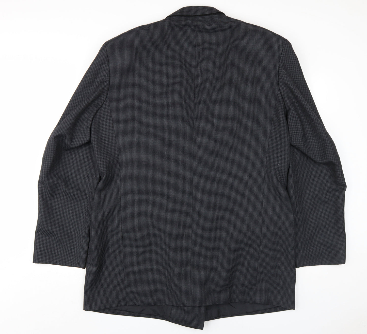Marks and Spencer Mens Grey Wool Jacket Blazer Size 44 Regular