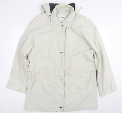 Dannimac Womens Beige Parka Jacket Size M Zip