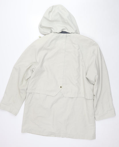 Dannimac Womens Beige Parka Jacket Size M Zip