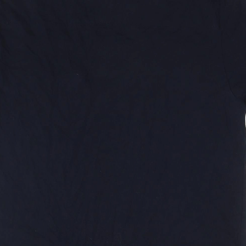 French Connection Mens Blue Cotton T-Shirt Size M Round Neck