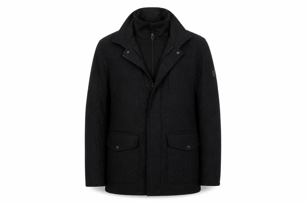 Tech Mens Grey Jacket Size M Zip
