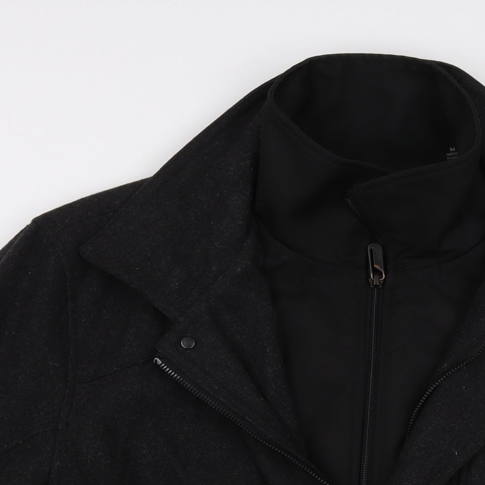 Tech Mens Grey Jacket Size M Zip