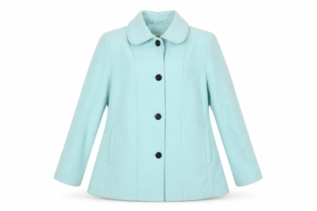 Damart Womens Green Jacket Size 12 Button