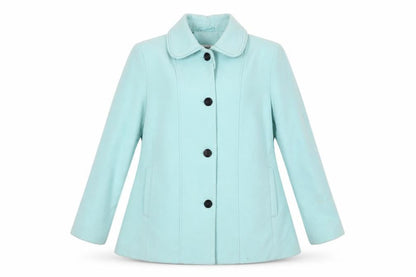 Damart Womens Green Jacket Size 12 Button