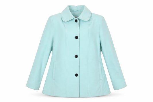 Damart Womens Green Jacket Size 12 Button