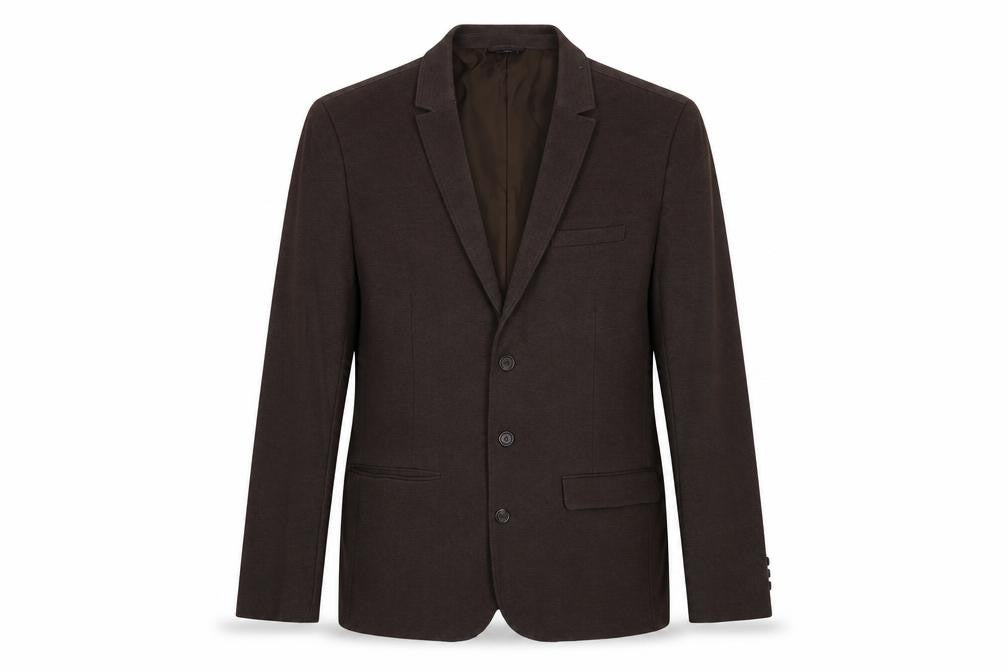 Cotton Traders Mens Brown Cotton Jacket Suit Jacket Size 46 Regular