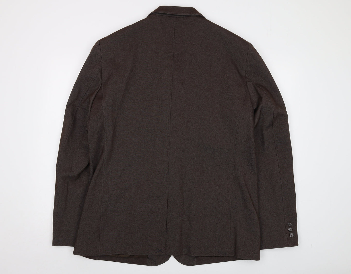 Cotton Traders Mens Brown Cotton Jacket Suit Jacket Size 46 Regular
