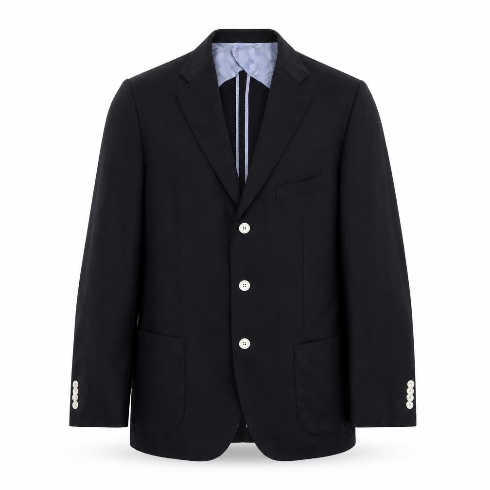Boggi Mens Blue Wool Jacket Suit Jacket Size 40 Regular