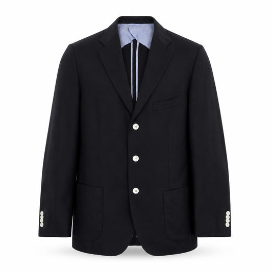 Boggi Mens Blue Wool Jacket Suit Jacket Size 40 Regular