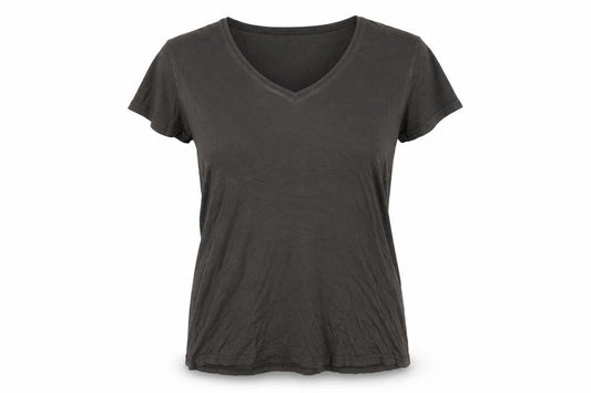 Desray Womens Grey Cotton Basic T-Shirt Size 10 Sweetheart