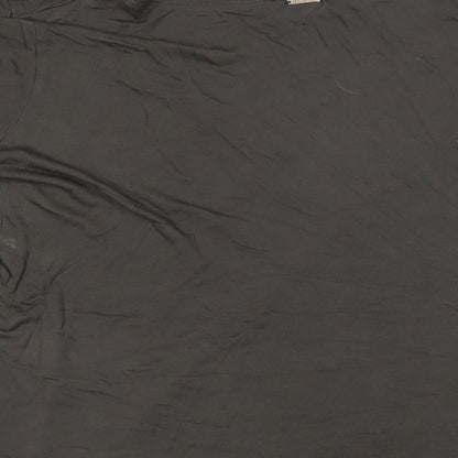 Desray Womens Grey Cotton Basic T-Shirt Size 10 Sweetheart