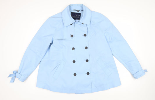 Jack Wills Womens Blue Jacket Size 14 Button