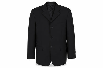 Hugo James Mens Black Polyester Jacket Blazer Size 40 Regular