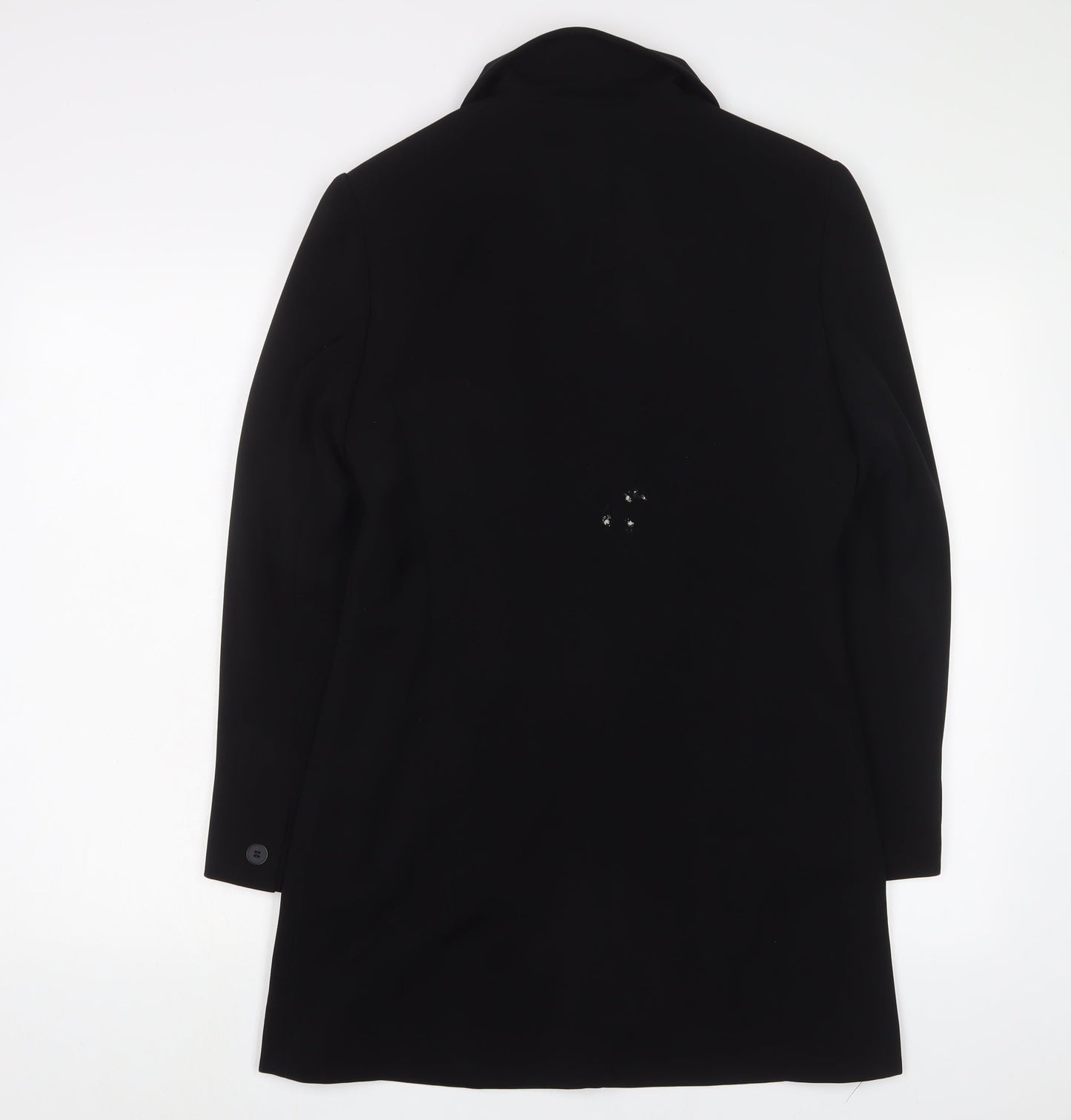 Yessica Womens Black Jacket Blazer Size 10 Button