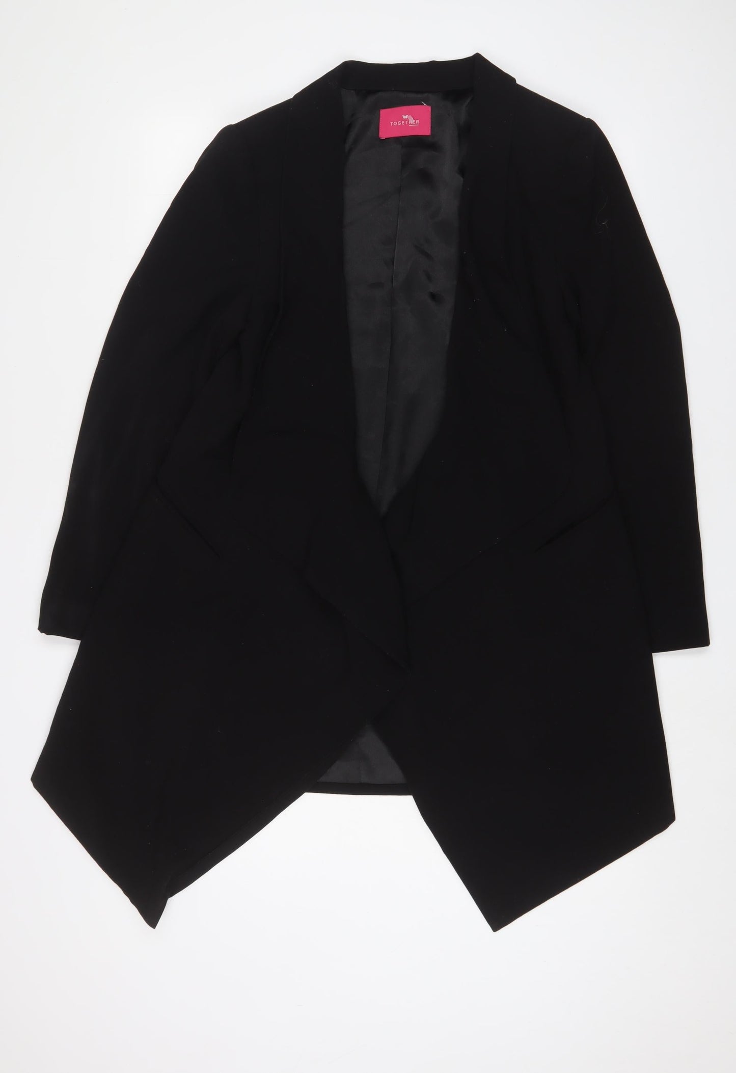 Together Womens Black Jacket Blazer Size 14 - Open