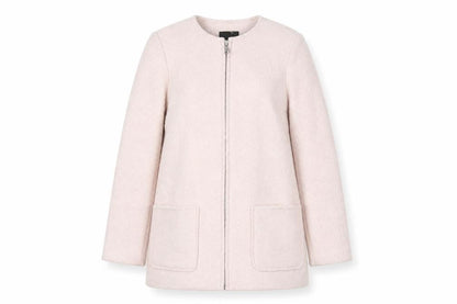 New Look Womens Pink Jacket Size 12 Zip