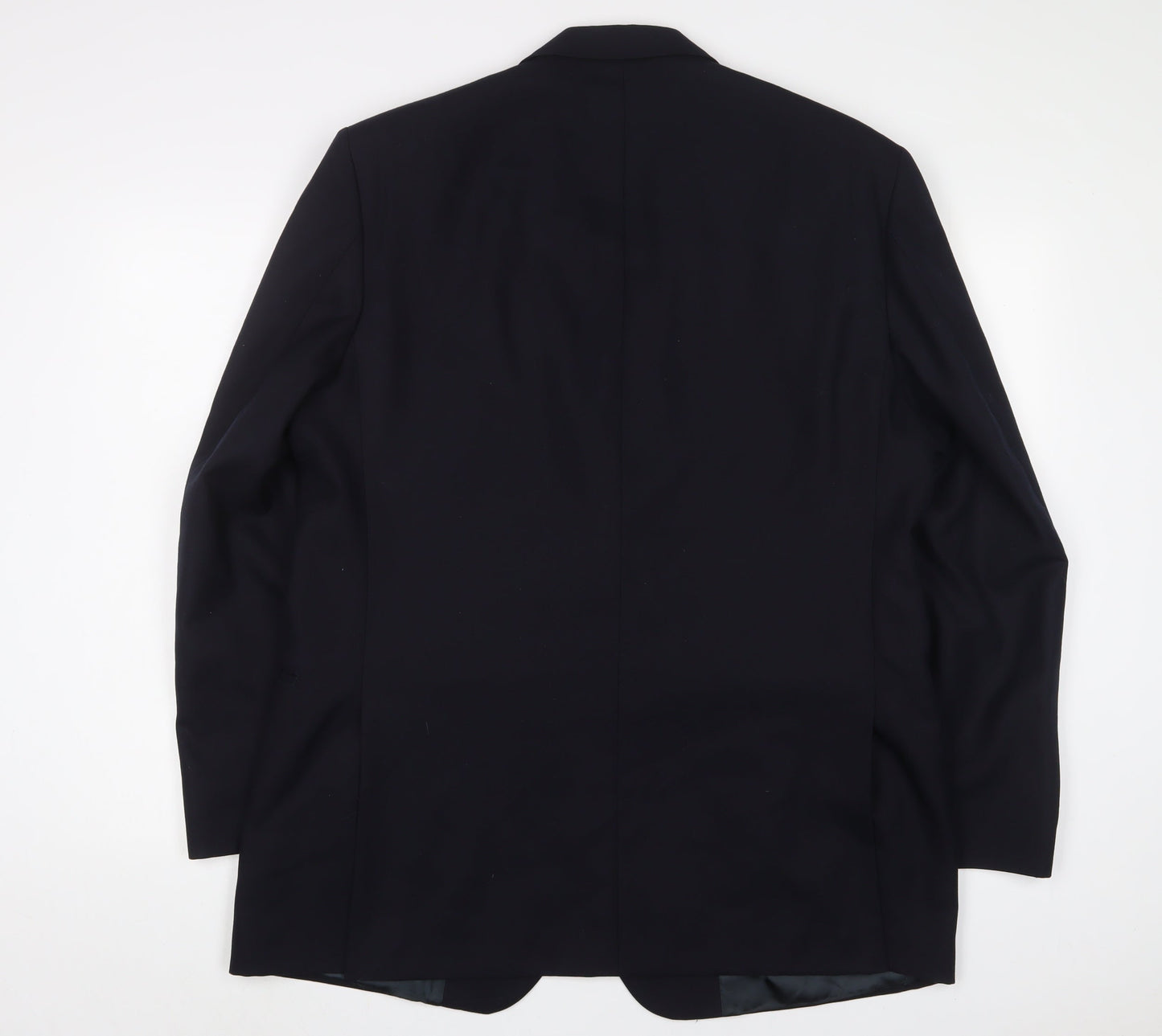 Aubrey Mens Blue Wool Jacket Suit Jacket Size 44 Regular