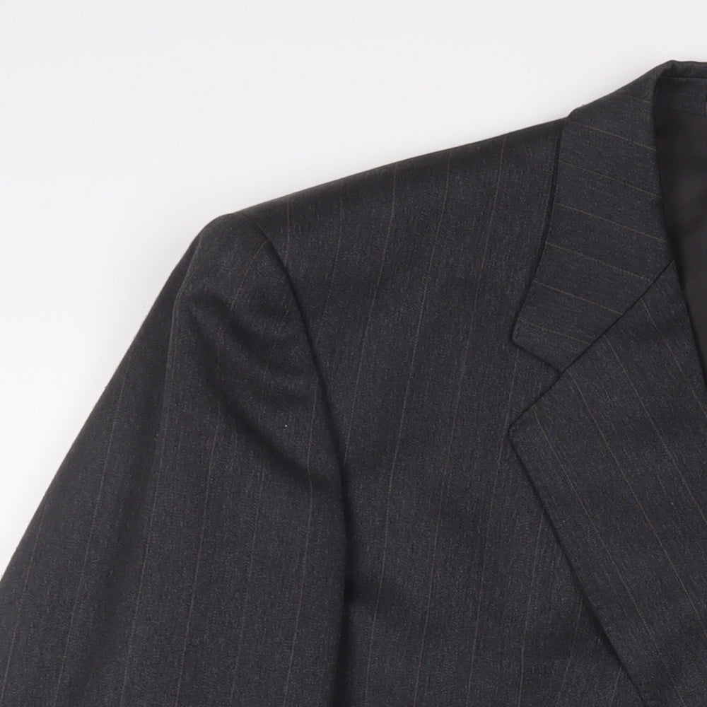Marks and Spencer Mens Grey Wool Jacket Suit Jacket Size 46 Regular