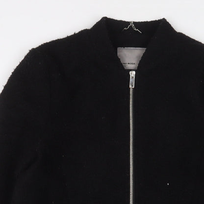 Vero Moda Womens Black Jacket Size M Zip