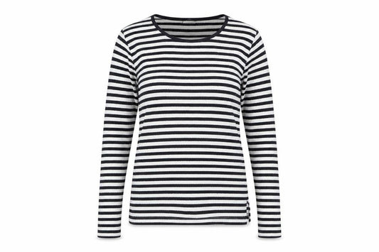 hoibbs Womens Blue Cotton Jersey T-Shirt Size M Scoop Neck - Logo