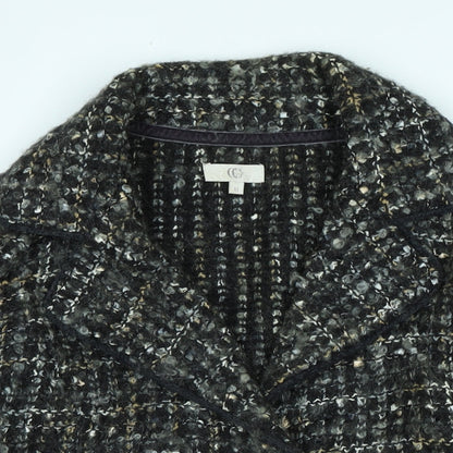 Country Casuals Womens Grey Jacket Size M Button - Logo