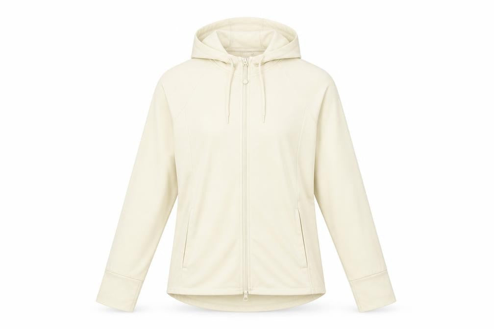 RBX Womens Grey Polyester Full Zip Hoodie Size L Zip