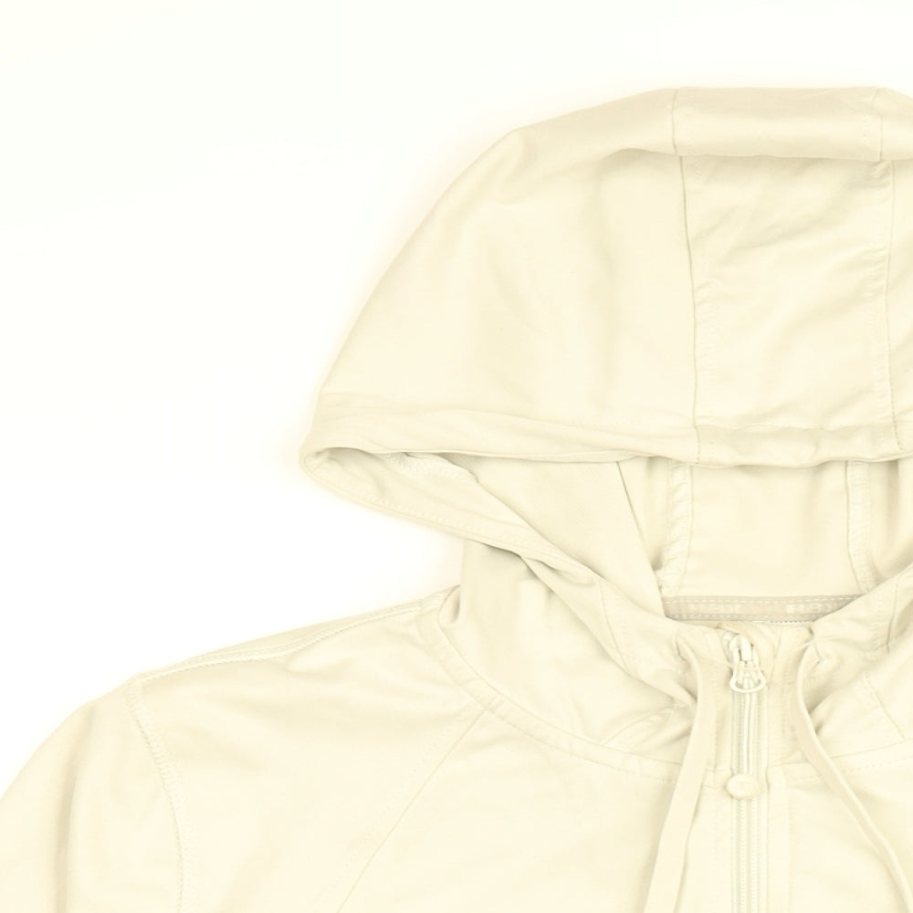 RBX Womens Grey Polyester Full Zip Hoodie Size L Zip