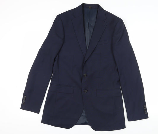 Marks & Spencer Blue Regular Fit Blazer - M