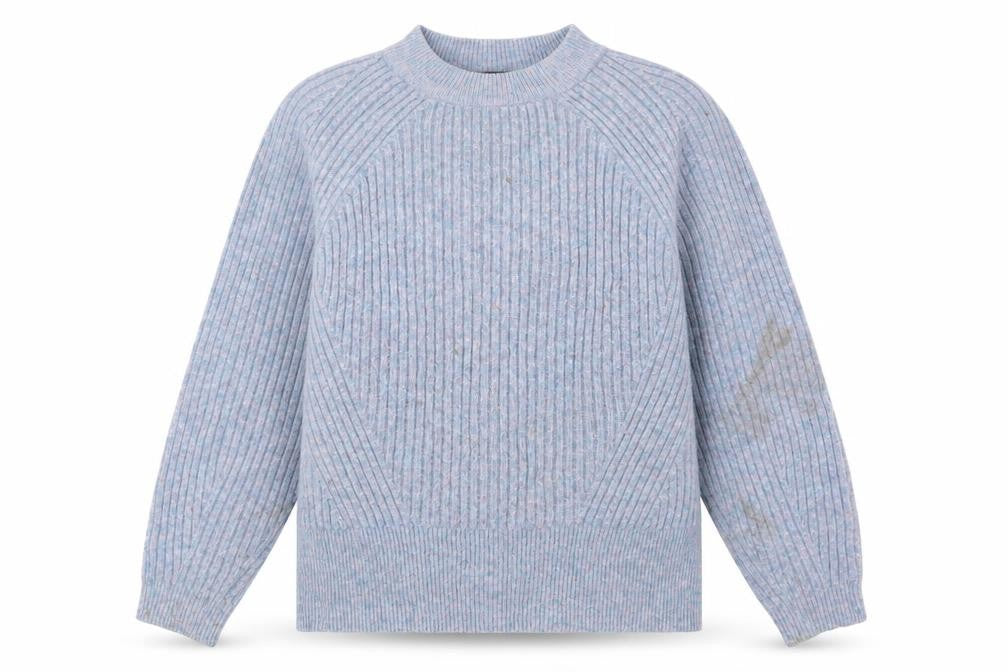 Marks & Spencer Blue Acrylic Jumper, M, Crew Neck